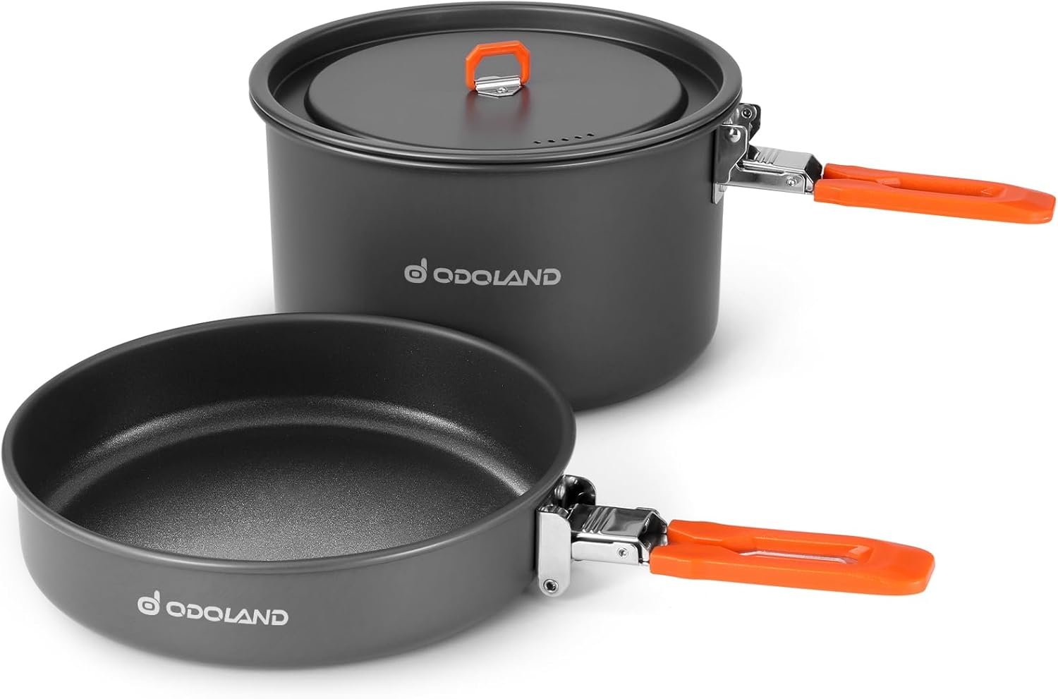 non-stick camping pot and fry pan